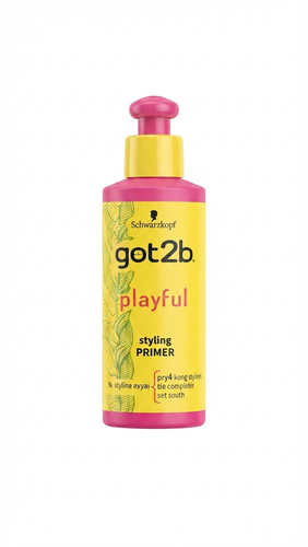 پرایمر مو Playful گات تو بی حجم 100 میلیلیتر، حالت دهنده حرفهای مو Schwarzkopf got2b خرید پرایمر مو شوارتسکف got2b Playful، حالت دهنده و نرمکننده مو اصل آلمان Schwarzkopf got2b Playful hair primer، پرایمر و تثبیتکننده حالت مو گات توبی صورتی