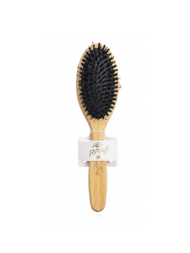 برس اکستنشن چوبی رویال استار با دندانه نرم Royal Star Hair Brush