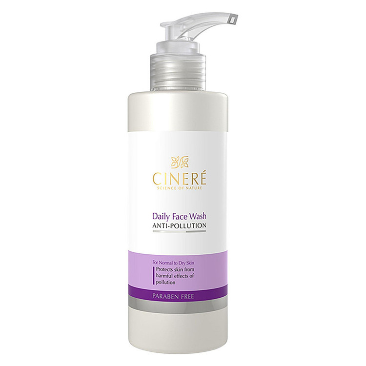 شوینده روزانه سینره، Cinere daily cleanser, پاککننده ملایم پوست، پمپی، روتین روزانه، مراقبت پوست