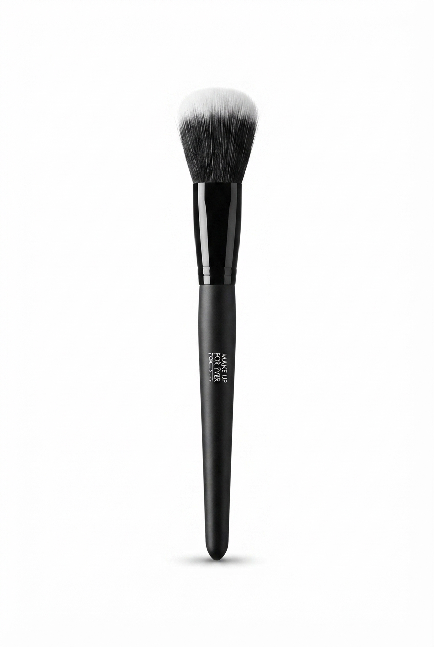 برس کرم پودر سر فلت، برس کانتورینگ، Foundation brush flat top، برس آرایشی حرفه‌ای، برس فاندیشن سینتتیک، best synthetic makeup brush، براش کرم‌پودر، high density brush.