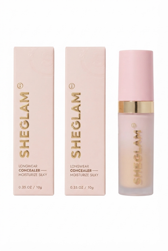 خرید کانسیلر SHEGLAM Longwear Concealer با بافت سبک، فینیش ابریشمی و پوشش مناسب برای تیرگی زیر چشم و لکهای صورت.