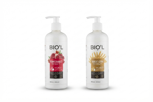 ماسک مو بیول، ماسک مو BIO’L، ماسک مو 800 میل، ماسک مو انار بیول، ماسک مو جوانه گندم بیول، تقویت مو، نرم کننده مو، ترمیم مو، آبرسان مو، ماسک مو بعد از حمام، مراقبت مو، Hair Mask BIO’L, BIO’L Pomegranate, BIO’L Wheat Germ, 800ml hair mask