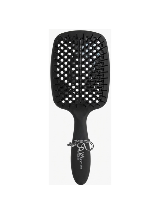 برس مو Vent Brush نسوز سافیکس پروفشنال مدل H110، برس حرارتی، تفکیک کننده مو، برس سشوار، برس گرد، برس مو، Professional Vent Brush, heat resistant hair brush, detangling brush, blow dry brush, round brush, hair styling brush.