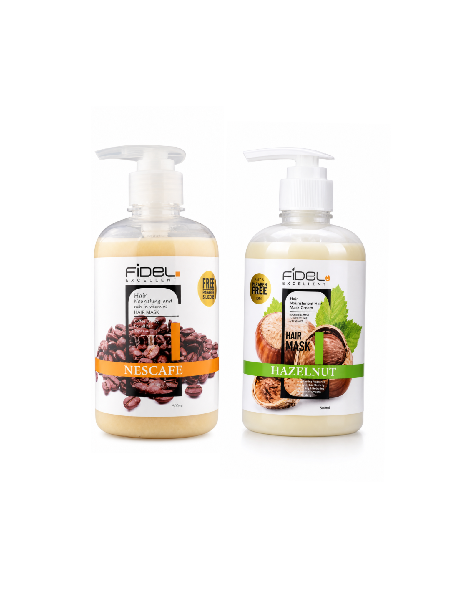 خرید ماسک مو فیدل فندق فاقد سولفات Fidel Free Sulfate Hair Mask Hazelnut خرید آنلاین ماسک مو فیدل برای موهای آسیب دیده قیمت Fidel Excellent Hair Mask
