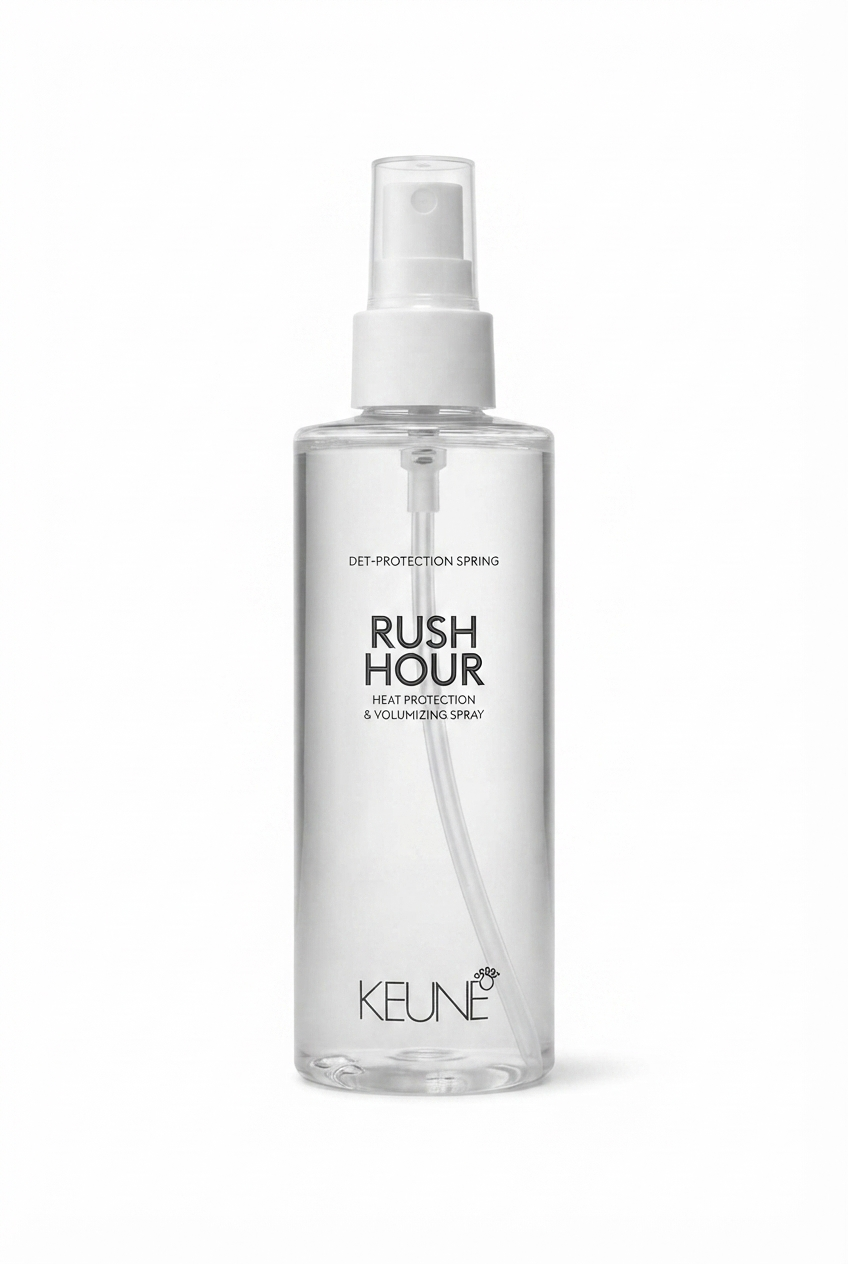 اسپری حجم دهنده و محافظ حرارت مو کئون Keune Style Rush Hour