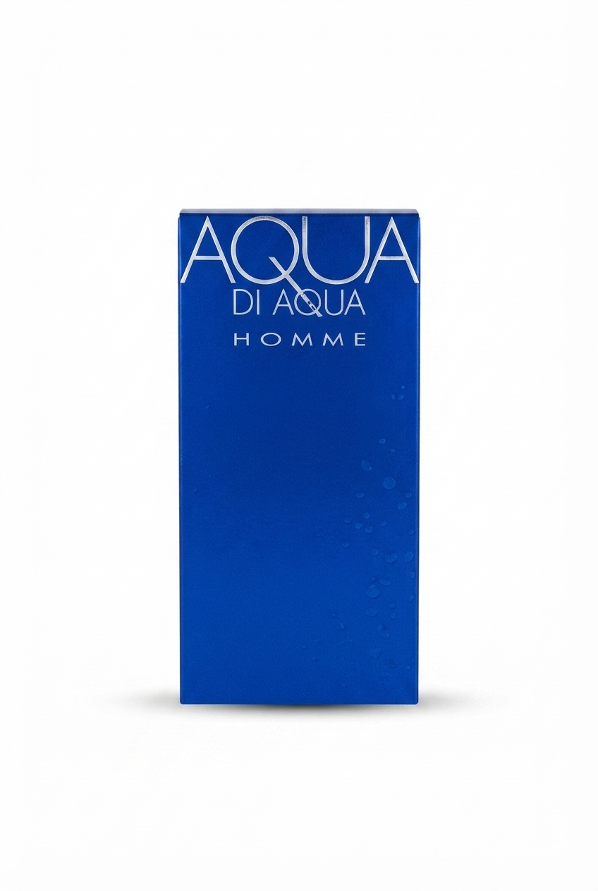 عطر مردانه Aqua Di Aqua Homme مارینا دبوربون 100 میل ادوتویلت با بسته‌بندی آبی، مناسب استفاده روزانه و آقایان با سلیقه کلاسیک و شیک
