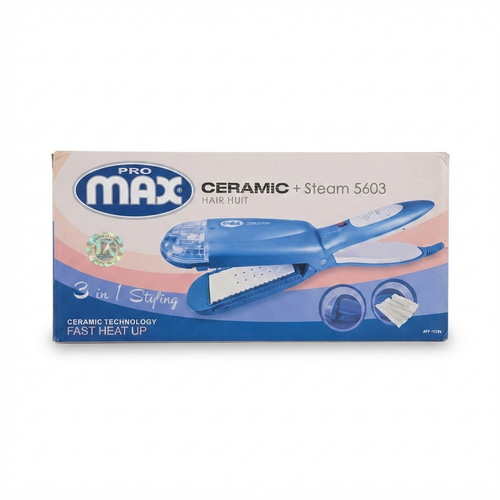 دستگاه حالتدهنده مو پرو مکس با تکنولوژی بخار، اتو مو ۳ کاره حرفهای، ProMax 3-in-1 Hair Styling Tool with Ceramic Steam Technology» اتو مو ۳ کاره پرو مکس، حالتدهنده سرامیکی با قابلیت بخار، ProMax 5603 Ceramic Hair Styler and 3-in-1 Styling»