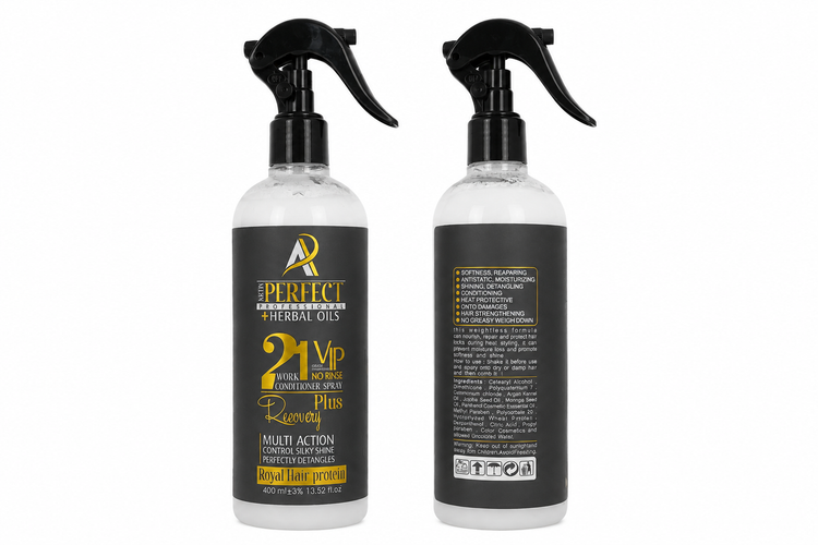 اسپری ۲۱ کاره ویآیپی پرفکت مدل Professional Gold برای نرمی و مراقبت مو، Perfect 21 VIP Multi Action Hair Spray