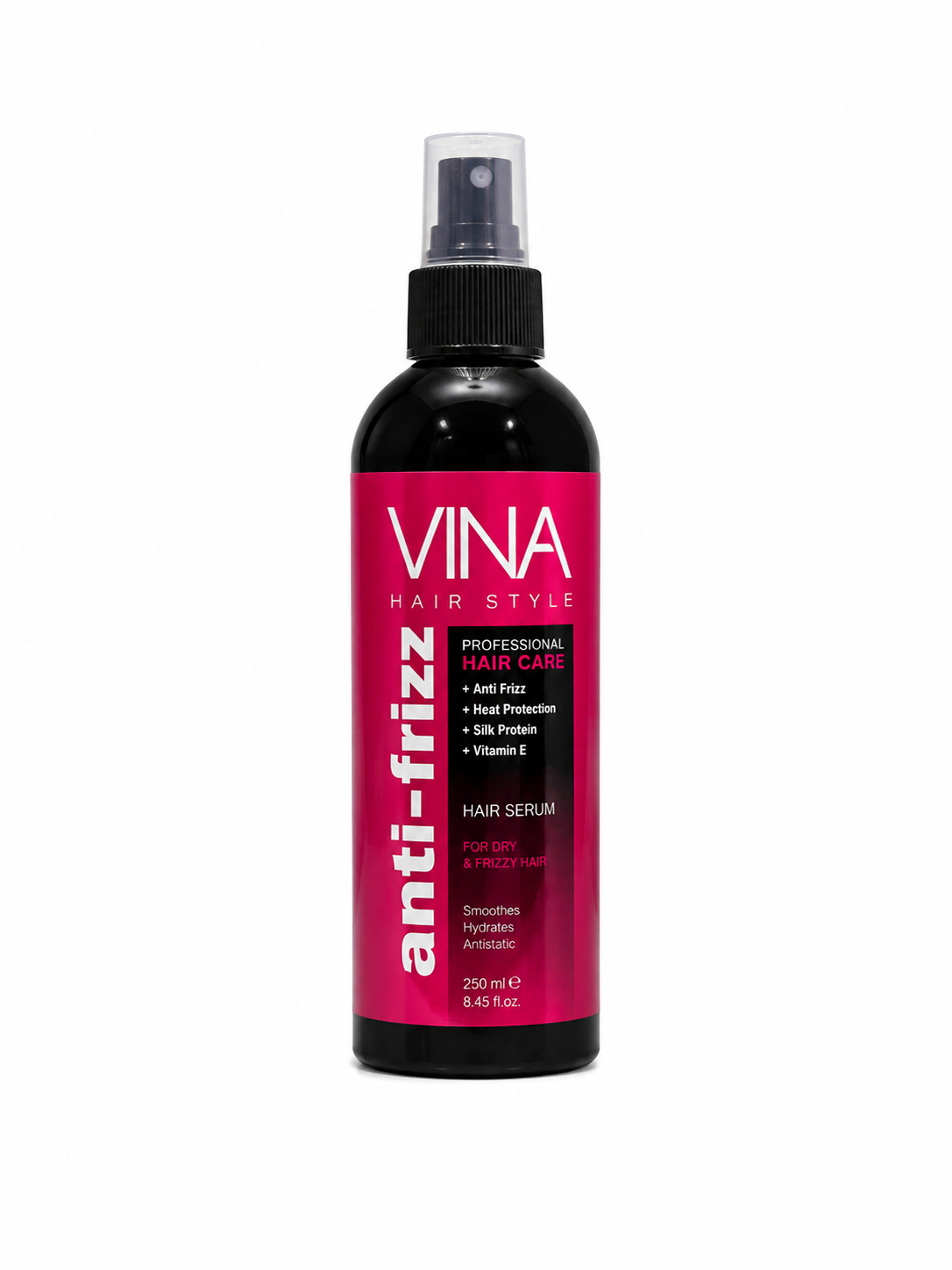 اسپری وینا برای باز کردن گره مو و رفع وز | Vina Spray for Detangling and Frizz Control - تسهیل شانه زدن