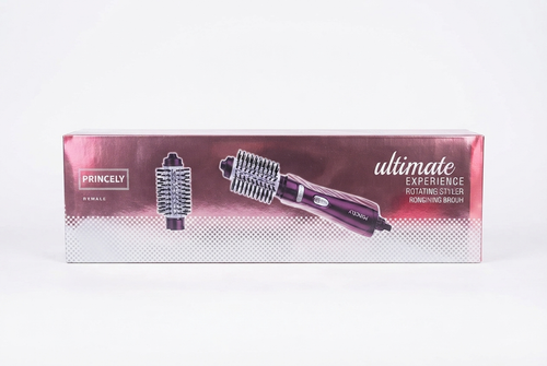 برس چرخشی پرینسلی مدل Ultimate Experience، خرید اتو مو و حالتدهنده حرفهای مو، Princely rotating hair styler for professional styling