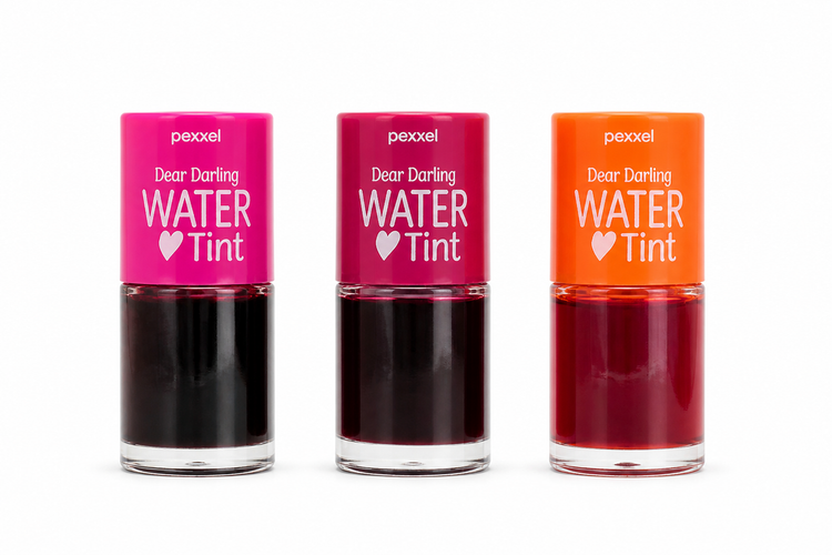 تینت لب واتر تینت Tonymoly در سه رنگ مختلف، خرید اینترنتی لوازم آرایشی اورجینال، Tonymoly Water Tint lip stain collection, کیفیت بالا و ماندگاری عالی»