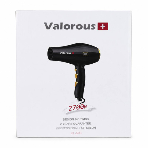 سشوار حرفهای والروس مدل VL-506 با قدرت موتور عالی، بهترین انتخاب برای حالتدهی و خشک کردن مو، Valrus VL-506 Hair Dryer, کیفیت و دوام بالا برای سالنهای زیبایی»