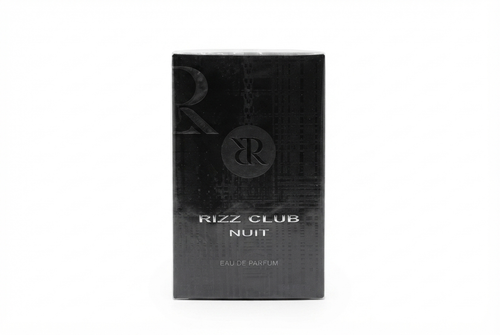 ادکلن مردانه Rizz Club مدل Nuit حجم ۱۰۰ میلیلیتر، رایحه خاص و ماندگار متن جایگزین ۲: خرید عطر مردانه Rizz Club Nuit اورجینال، بطری مشکی شیک ۱۰۰ میل متن جایگزین ۳: Rizz Club Nuit Eau de Parfum for men, 100ml luxury fragrance bottle متن جایگزین ۴: نمای استو