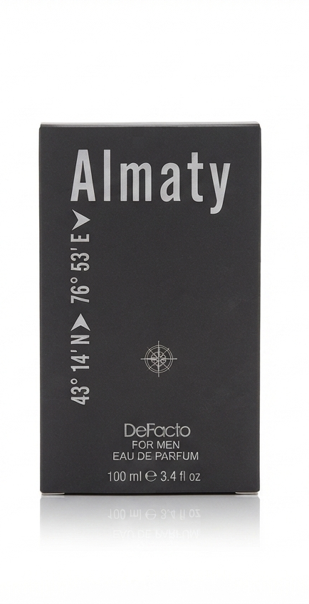 عطر آلماتی دیفکتو (Almaty DeFacto) ادو پرفیوم زنانه و مردانه متن جایگزین ۲: خرید عطر DeFacto مدل Almaty، ادکلن اورجینال با رایحه‌ای مدرن متن جایگزین ۳: Almaty DeFacto fragrance, 100ml original perfume for men and women متن جایگزین ۴: عطر ادکلن دیفکتو آلمات