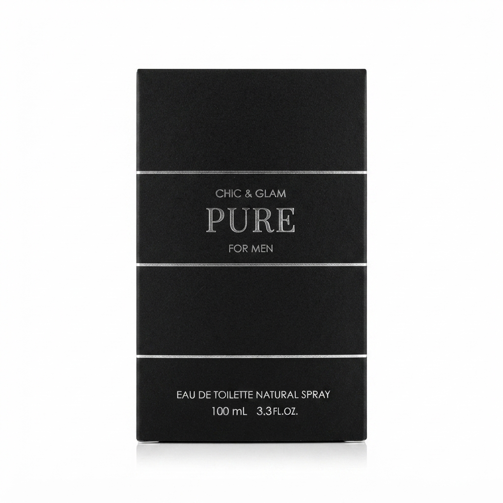 ادو تویلت مردانه Pure Chic n Glam ۱۰۰ میل  ۲. عطر مردانه پیور شیک اند گلم ۱۰۰ میلی‌لیتر  ۳. خرید ادو تویلت خوشبو Pure برای آقایان  ۴. عطر استودیویی مردانه Pure Eau de Toilette  ۵. معرفی عطر مردانه با رایحه مدرن Chic n Glam Pure 100ml