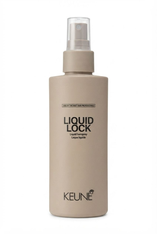 اسپری حالتدهنده مو کئون Keune Liquid Lock مدل Liquid Hairspray مناسب فرمدهی و تثبیت استایل مو