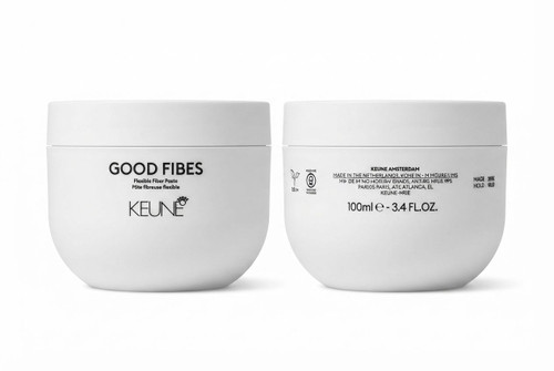 خمیر فیبری انعطافپذیر مو کئون Keune Good Fibes 100ml مدل Flexible Fiber Paste برای فرمدهی، تکسچر و تثبیت طبیعی مو
