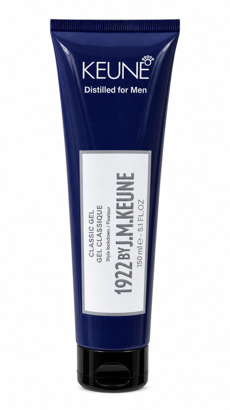 ژل موی سر کئون مدل KEUNE 1922 Classic Gel 150ml خرید ژل حالت دهنده قوی موی مردانه برند Keune 1922 مشخصات ژل کلاسیک کئون، بهترین ژل موی حرفهای برای آقایان Keune 1922 BY J.M. KEUNE styling gel for men high shine