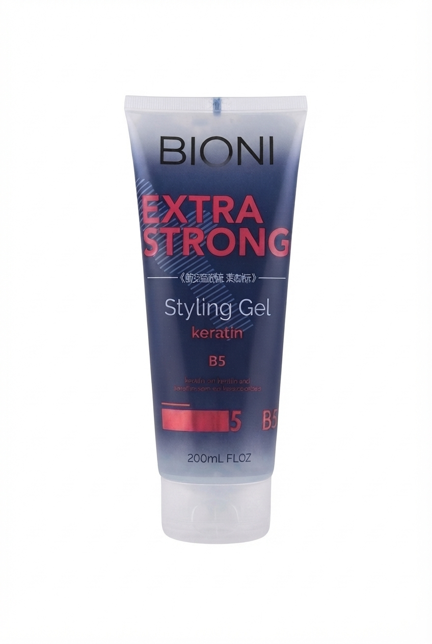 ژل مو بیول اکسترا استرانگ ۲۰۰ میل حجم دهنده و حالت دهنده     Biol Extra Strong Gel 200ml ژل مو قوی بیول     خرید ژل مو بیول مدل اکسترا استرانگ حجم ۲۰۰ میل     ژل مو حرفه ای بیول اکسترا استرانگ حالت دهنده قوی     Biol Extra Strong Hair Gel 200ml for str