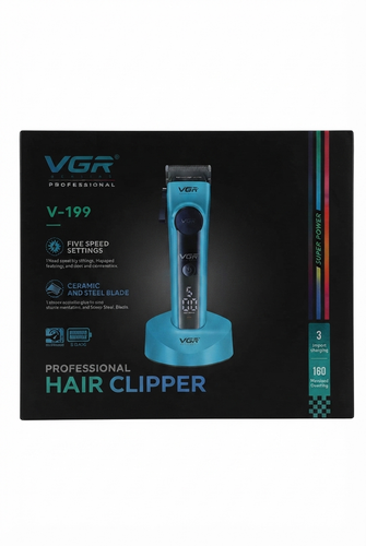 خرید ریشتراش ویجیآر V-199 با طراحی حرفهای ۵. VGR V-199 Hair Clipper and Beard Trimmer ۶. ریشتراش حرفهای VGR V-199 مناسب اصلاح صورت و خطزنی