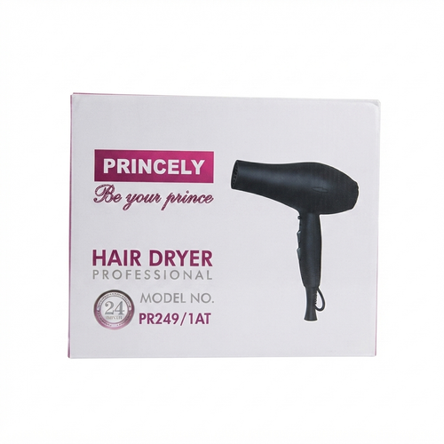 سشوار مو پرینسلی مدل PR5491AT، با تکنولوژی یونیک برای موهای سالم و براق، Princely PR5491AT Ionic Hair Dryer, Healthy and Shiny Hair
