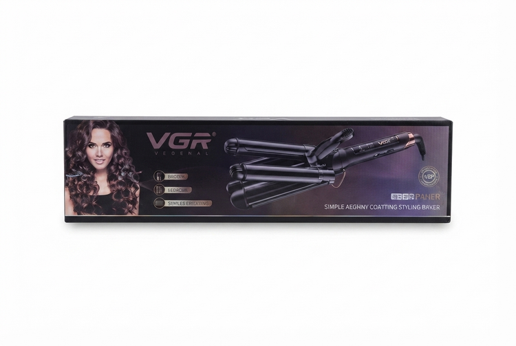 دستگاه فر کننده مو وی جی آر مدل V-591، ایجاد فرهای زیبا و ماندگار، VGR V-591 Professional Hair Curling Iron, High-Quality Hair Styler