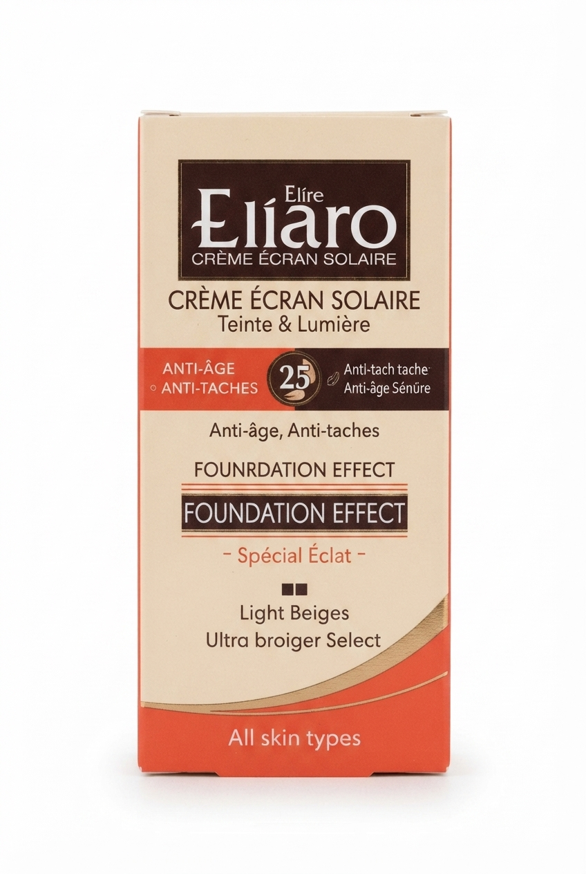 کرم ضد آفتاب کرم پودری الارو SPF 25 بژ روشن حجم 40ml