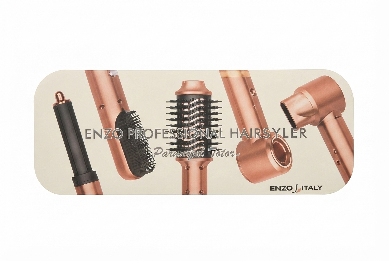 خرید دستگاه انزو Dyson مدل En-502، ابزار آرایش مو حرفهای، سشوار، صاف کننده و فر کننده، Buy Enzo Dyson En-502 Professional Hair Styling Tool