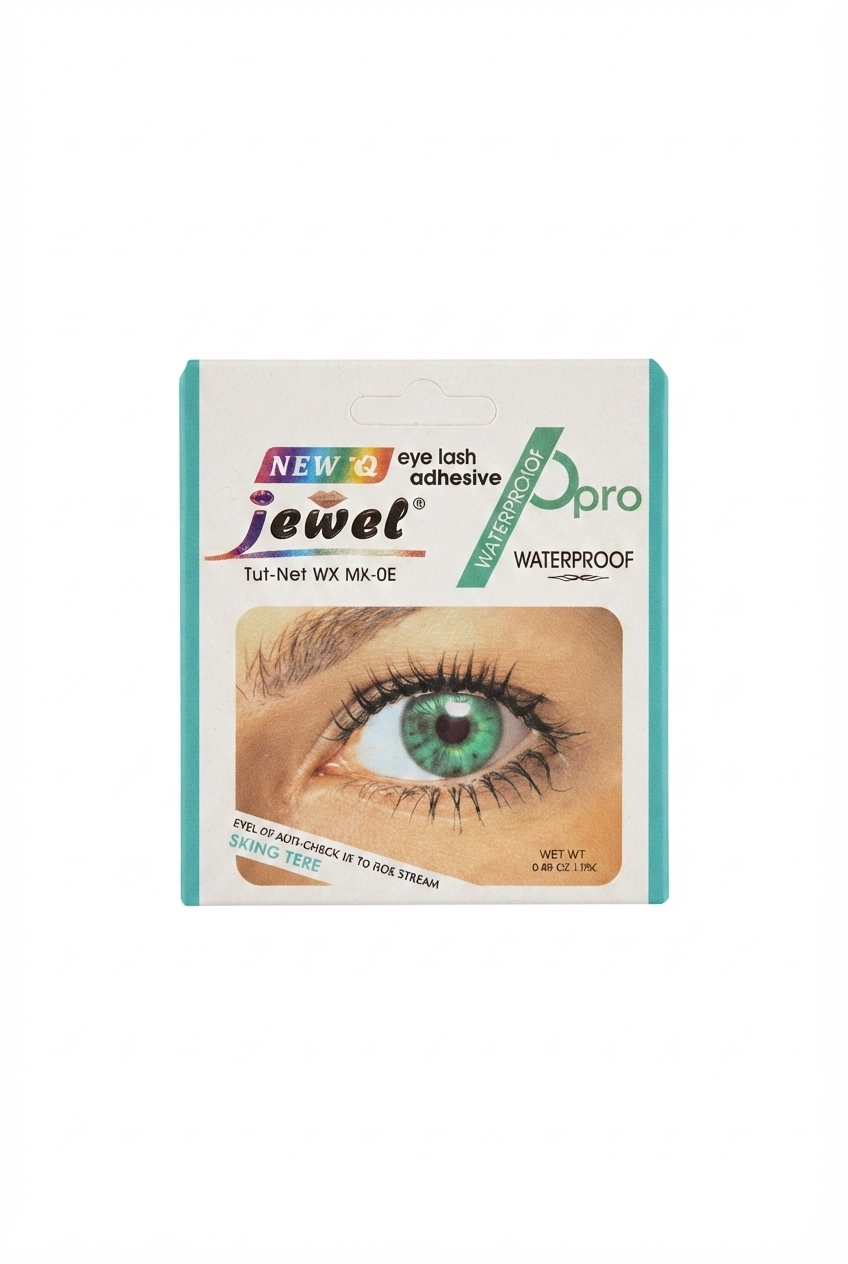 چسب مژه ضد آب کرهای ژوئل، چسبندگی فوقالعاده و ماندگاری بالا، Jewel Korean Waterproof Eyelash Adhesive برای مژههای طبیعی و مصنوعی