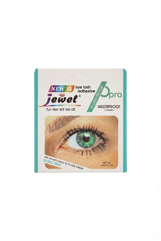 چسب مژه ضد آب کرهای ژوئل، چسبندگی فوقالعاده و ماندگاری بالا، Jewel Korean Waterproof Eyelash Adhesive برای مژههای طبیعی و مصنوعی