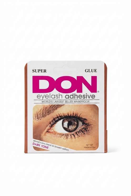 چسب مژه ضد آب دان، چسبندگی قوی و ماندگاری بالا برای مژههای مصنوعی، DON Waterproof Eyelash Adhesive، بدون ریزش و سیاهی دور چشم
