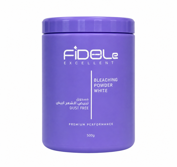 پودر دکلره فیدل مدل بلو و وایت پیمانهای و بستهای Fidele Dust Free Blue & White Bleach
