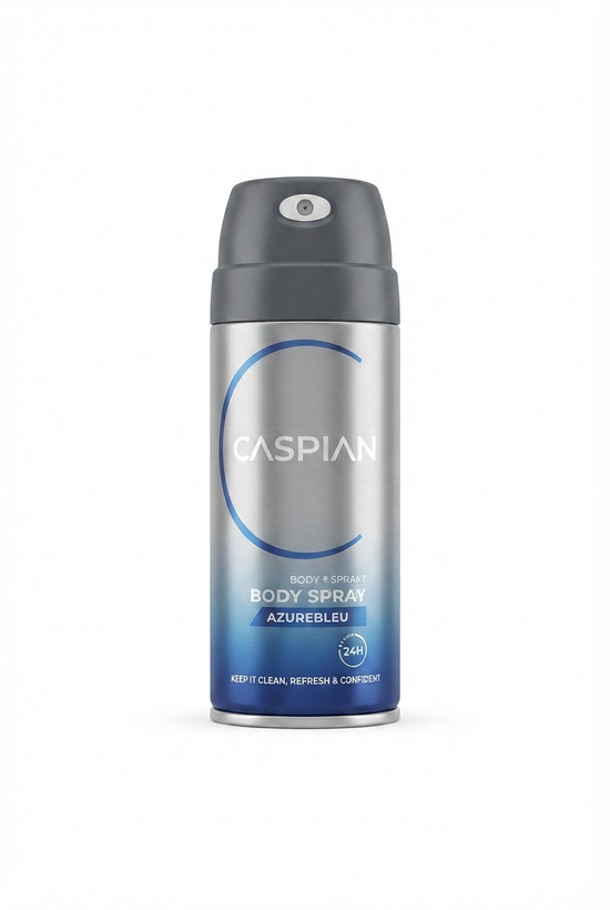 اسپری بدن مردانه کاسپین با ماندگاری ۲۴ ساعته و رایحه خوشبو - Men’s Body Spray Caspian 24h lasting scent» «اسپری خوشبوکننده بدن مردانه Caspian مدل متنوع با ماندگاری طولانی ۲۴ ساعته - Men’s Deodorant Body Spray»