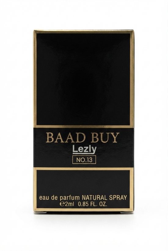 ادکلن مردانه لزلی BAAD BUY NO.13 با رایحه شیک و جذاب Lezly pocket perfume خرید عطر جیبی Lezly No.13 BAAD BUY مردانه با رایحه خاص و ماندگار عطر مردانه لزلی مدل BAAD BUY No.13 eau de parfum با طراحی مشکی و لوکس Lezly BAAD BUY NO.13 عطر جیبی مردانه 25 میل با