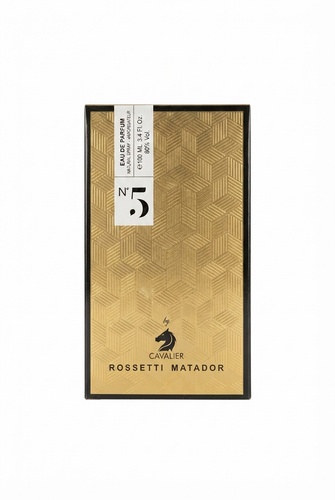 خرید ادوپرفیوم کاوالیر رستی ماتادور 100 میل Cavalier Rossetti Matador perfume جعبه لوکس ادکلن رستی ماتادور با طراحی طلایی و رایحه گرم شرقی ادکلن یونیسکس Cavalier Rossetti Matador Eau De Parfum با ماندگاری بالا مشخصات و قیمت ادوپرفیوم اصل کاوالیر مدل Rosset