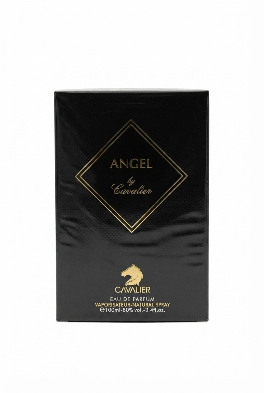 خرید عطر یونی‌سکس انجل بای کاوالیر Angel by Cavalier با رایحه گرم، شیرین، چوبی و وانیلی؛ مناسب پاییز و زمستان و استفاده رسمی مناسب آقایان و بانوان .