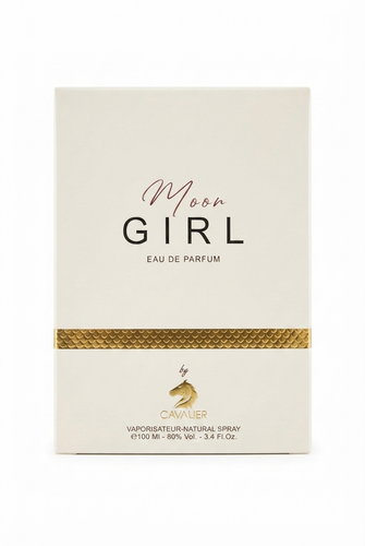 خرید عطر زنانه Moon Girl by Cavalier با رایحه میوهای، گلی، مارشملو، چوب صندل و وانیل؛ عطری لطیف، شیک و ماندگار برای خانمها.