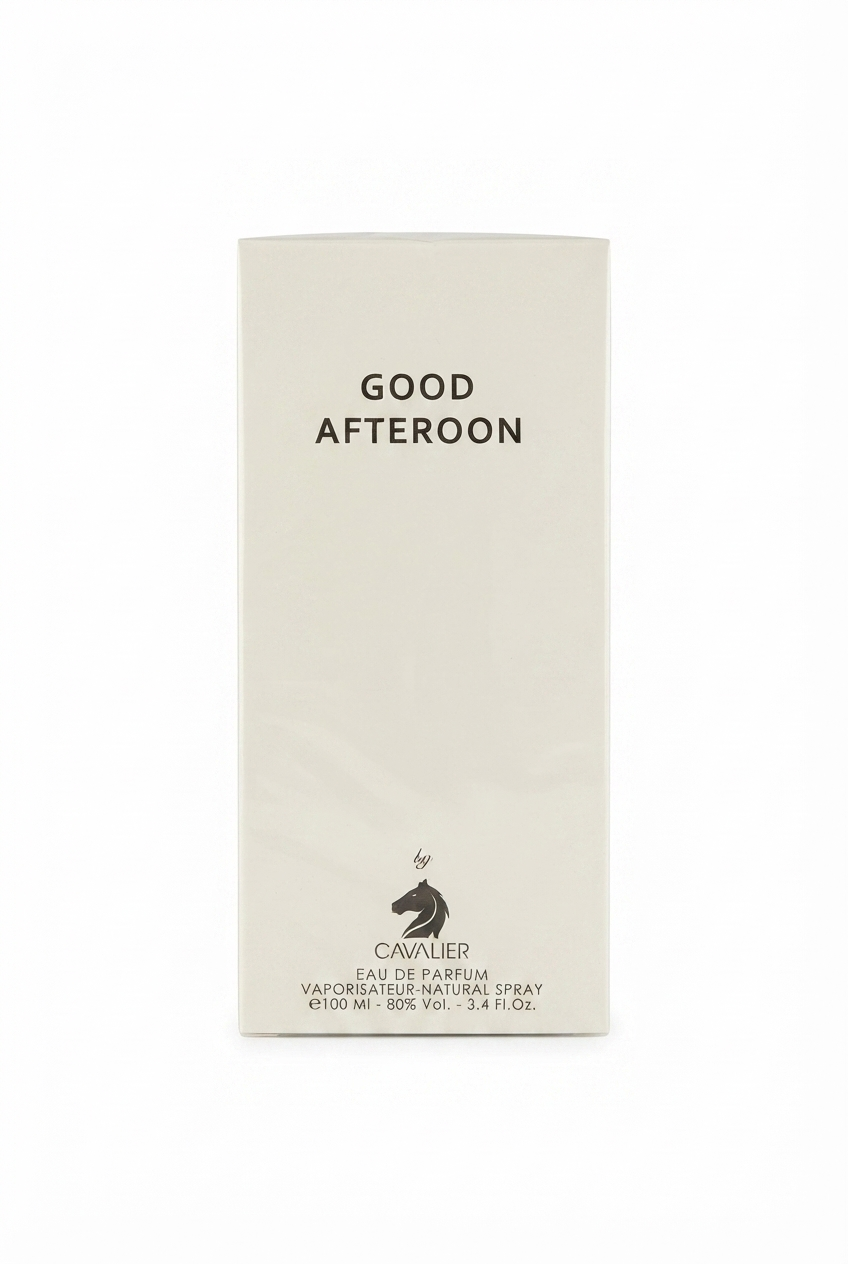 خرید عطر مردانه گود افترنون کاوالیر Good Afternoon by Cavalier با رایحه مرکباتی، تازه، ادویهای و عنبری؛ عطری شیک، روزانه و مناسب آقایان.
