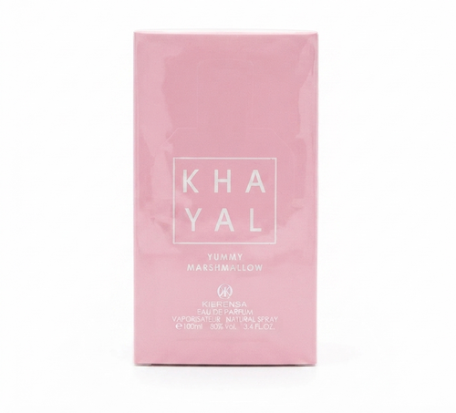 خرید عطر زنانه خیال یامی مارشمالو Khayal Yummy Marshmallow by Cavalier با رایحه شیرین، مارشمالو، گلی و وانیلی؛ عطری لطیف، خاص و مناسب استفاده روزانه.