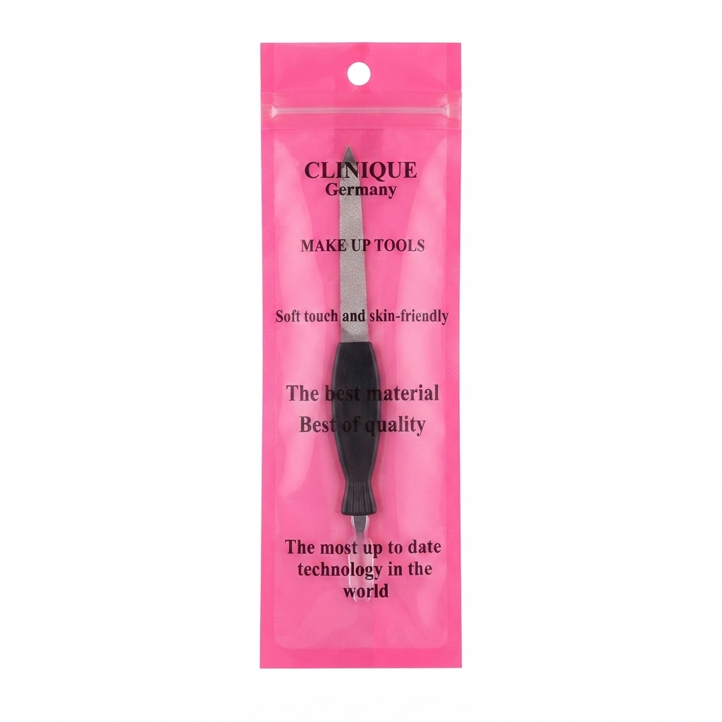 سوهان ناخن و عقب‌زن دوطرفه کلینیک جرمنی Clinique Germany Manicure Tool ابزار حرفه‌ای مراقبت ناخن