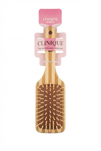 خرید برس مو چوبی کلینیک CLINIQUE Hair Brush Germany Technology مناسب بازکردن گره و مرتبکردن انواع مو