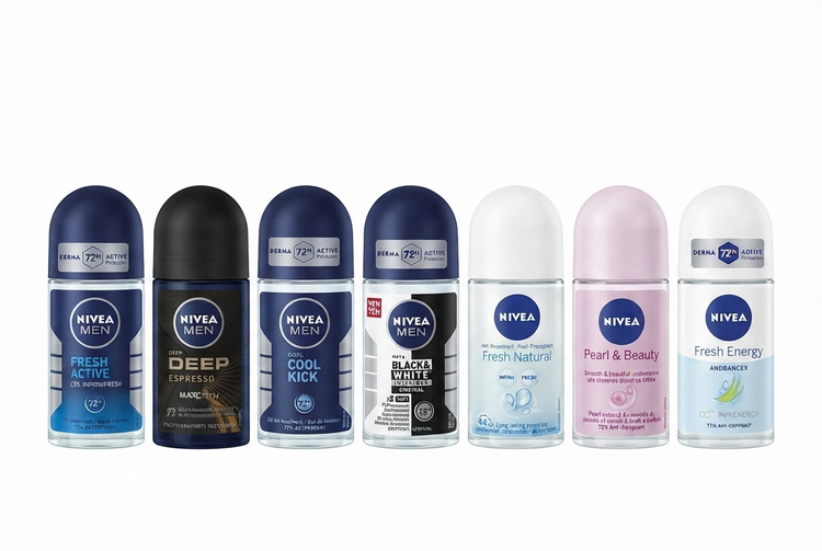 مام و دئودورانت های نیوآ مدل های . NIVEA MEN Fresh Active نام فارسی: نیوآ فرش اکتیو (مدل مردانه) ۲. NIVEA MEN Deep Espresso نام فارسی: نیوآ دیپ اسپرسو (مدل مردانه) ۳. NIVEA MEN Cool Kick نام فارسی: نیوآ کول کیک (مدل مردانه) ۴. NIVEA MEN Black & White In