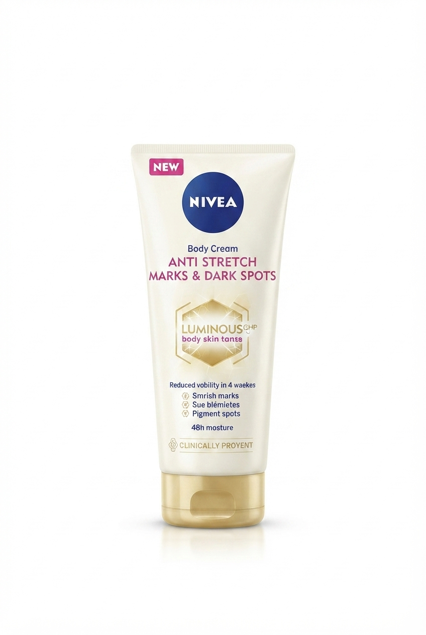 کرم بدن نیوآ Luminous630 ضد ترک پوستی و لک تیره، Body Cream با مرطوبکنندگی 48 ساعته و بافت نرم برای یکدست شدن پوست