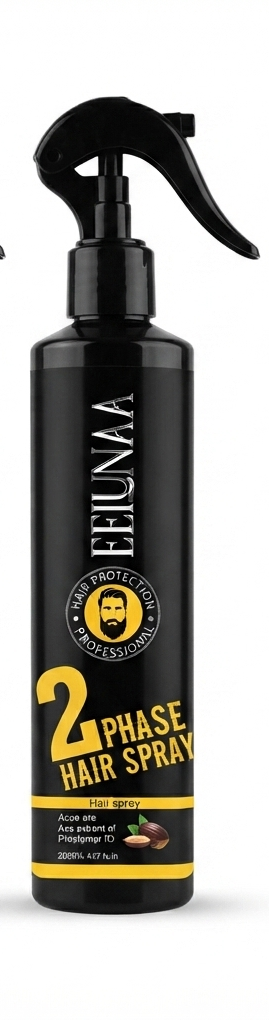 اسپری دو فاز مردانه ایلونا حاوی روغن آرگان و آووکادو، تقویت کننده و آبرسان مو، Eelunaa Men’s Two-Phase Hair Spray with Argan and Avocado, Hair Care Solution