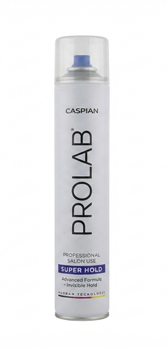 اسپری حالتدهنده مو کاسپین مدل سوپر هولد و مگا هولد Caspian Prolab Hair Spray Super & Mega Hold