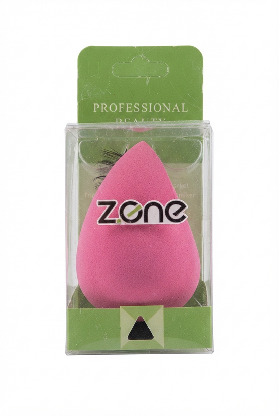 Z.ONE Professional pink makeup blender sponge on white background بیوتی بلندر مدل نصفه حرفهای Z.ONE کره جنوبی اصل خرید بیوتی بلندر نرم با کیفیت بالا برند Z.ONE Professional beauty sponge Z.ONE for flawless foundation application اسفنج آرایشی Z.ONE مدل حر