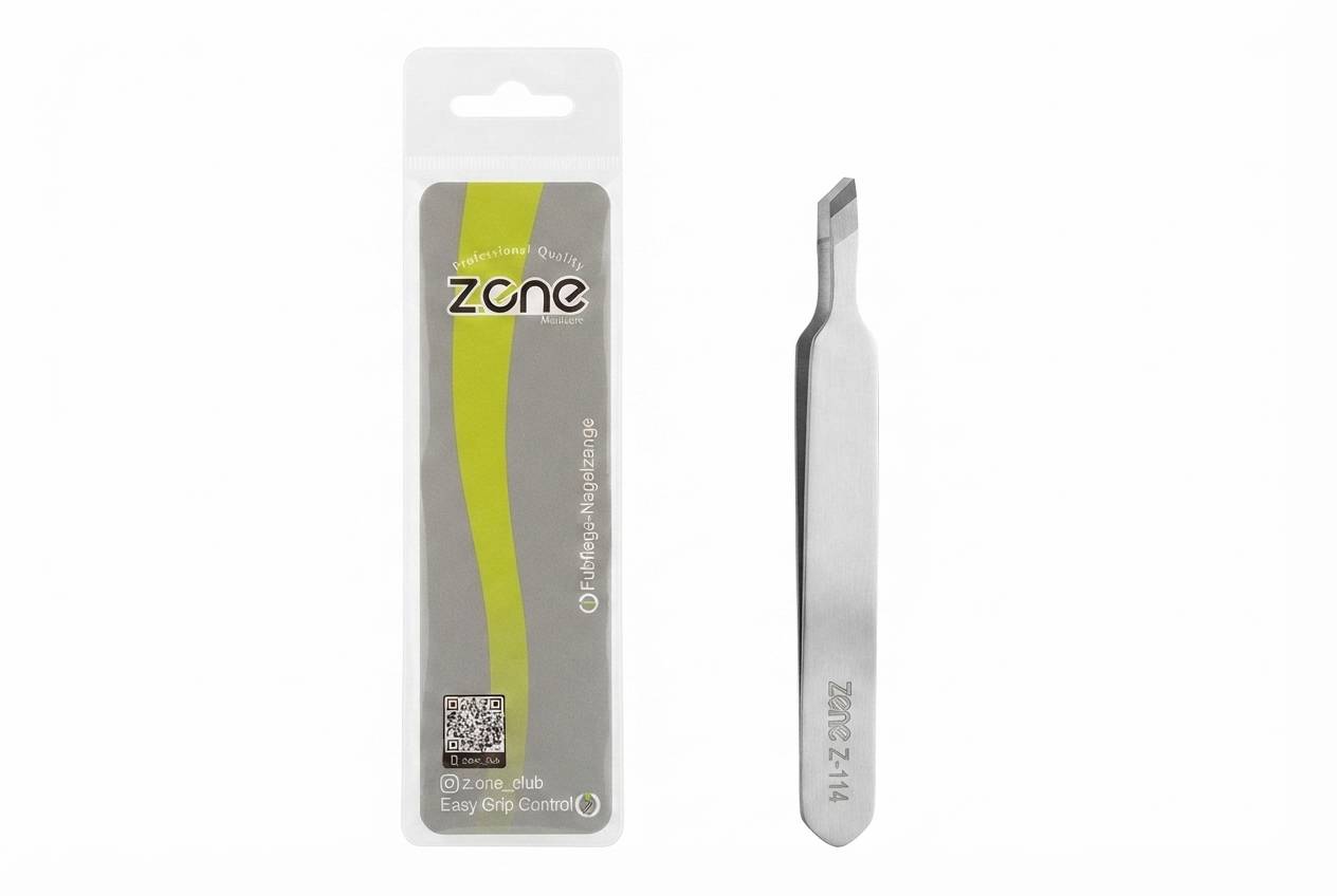 موچین سرکج استیل پهن زد وان مدل Z-114 اصل خرید موچین ابرو حرفه ای بدنه پهن Z.one Z-114 موچین ارگونومیک استیل ضد زنگ زد وان Z114 برای موهای زیرپوستی