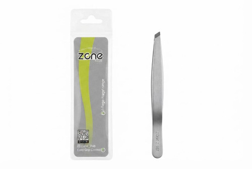 موچین سرکج استیل مات زد وان مدل Z-107 ارگونومیک خرید موچین ابرو حرفه ای Z.one مدل Z107 استیل ضد زنگ موچین سالنی زد وان اصل مدل ZONE Z-107 با لبه های بسیار تیز