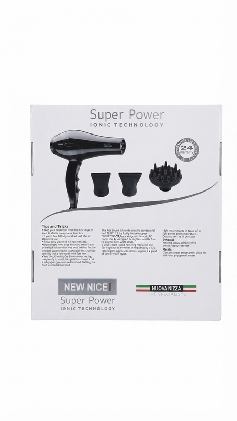 خرید سشوار حرفهای نیو نایس سشوار یونی New Nice بهترین سشوار سالنی با تکنولوژی یونیک قیمت سشوار قدرتمند مدل NW-1515 سشوار با موتور AC حرفهای