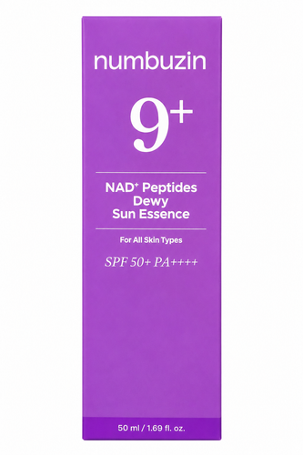 ضد آفتاب اسنس کرهای نومبوزین سری ۹+ با NAD+ و پپتید، حالت شبنمی و آبرسان، SPF50+ PA++++ مناسب انواع پوست